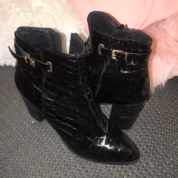 Topshop Black Booties - Picture 4 of 4